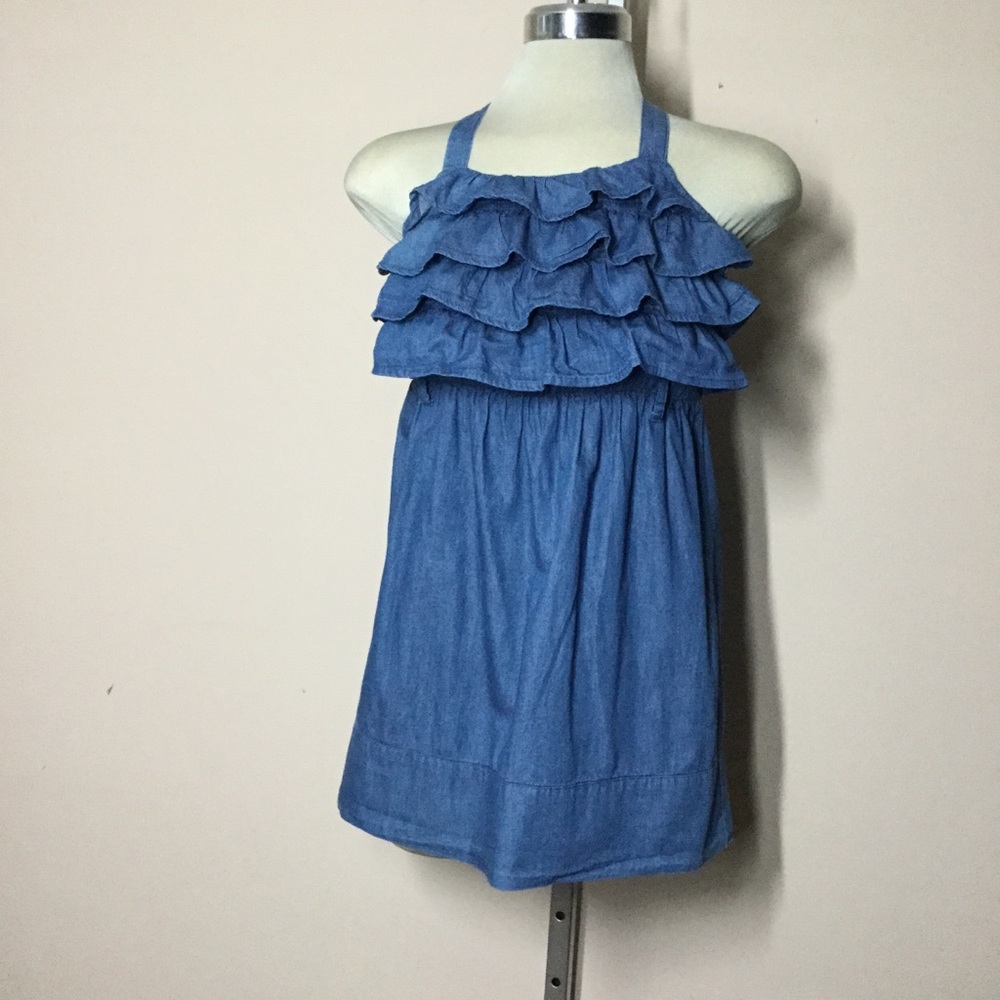 CHEROKEE blue denim girl dress Size M,